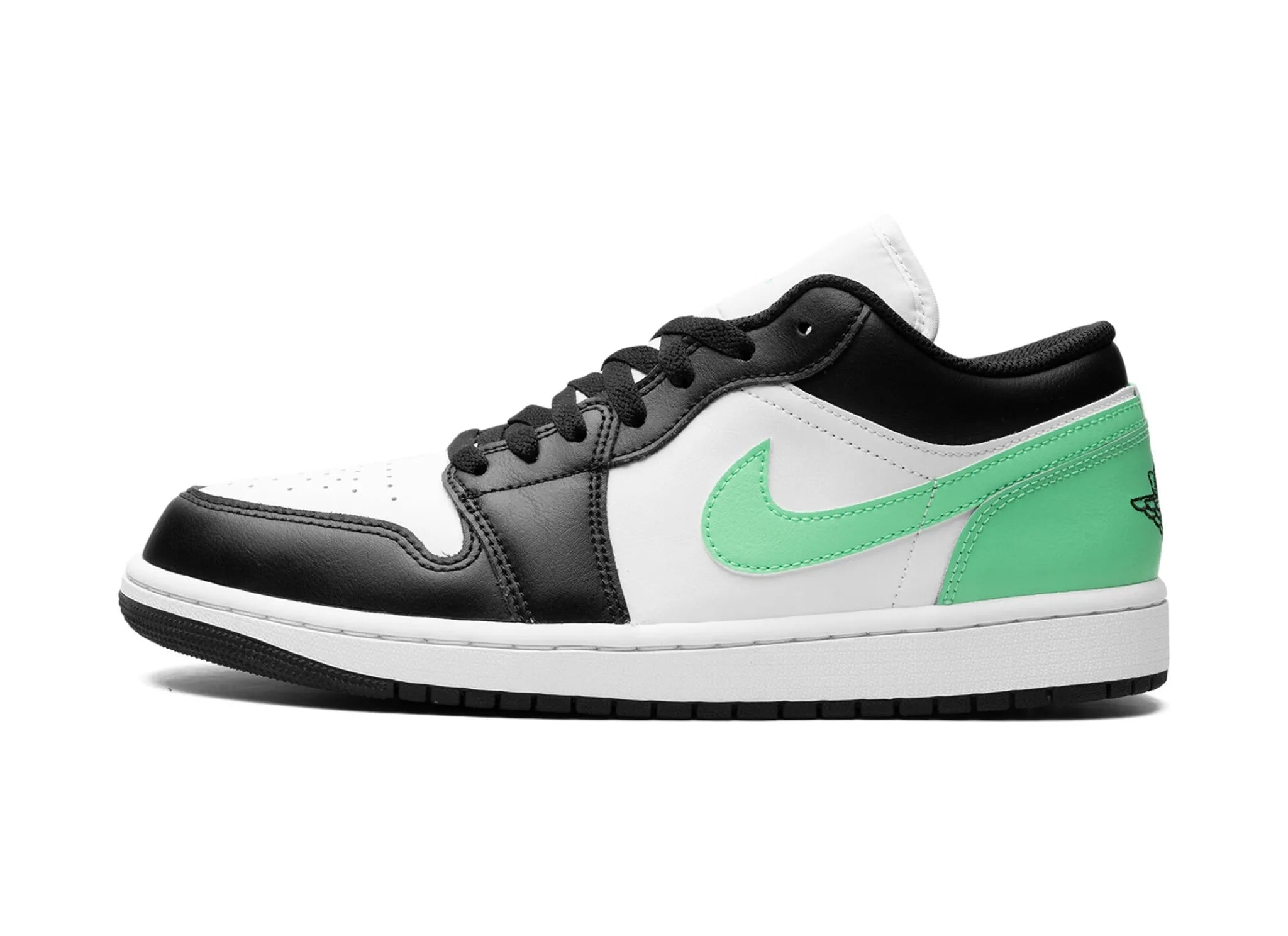 NIKE AIR JORDAN 1 LOW "GREEN GLOW" * NO BOX LID *