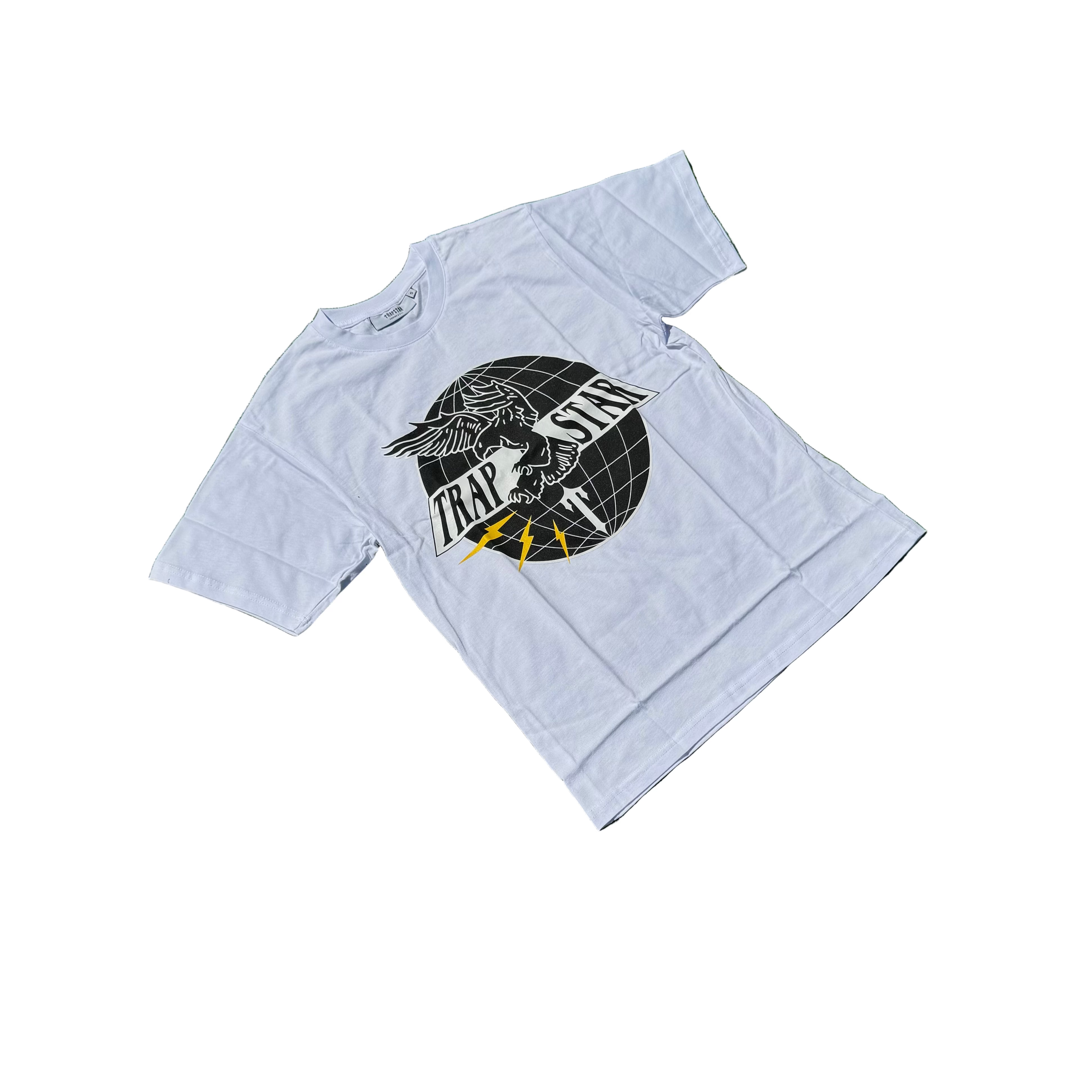 TRAPSTAR AIRFORCE IRONGATE T TEE “WHITE / YELLOW”