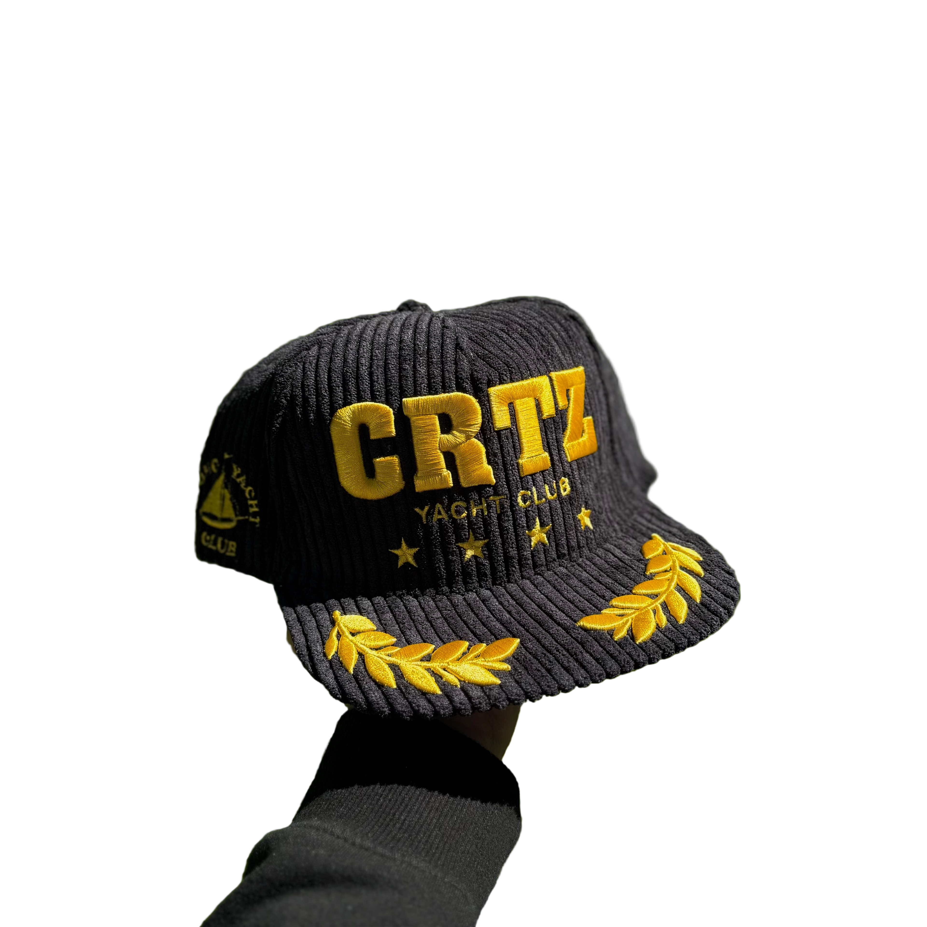 CORTEIZ SOHO YACHT CLUB TRUCKER CAP "BLACK / YELLOW"