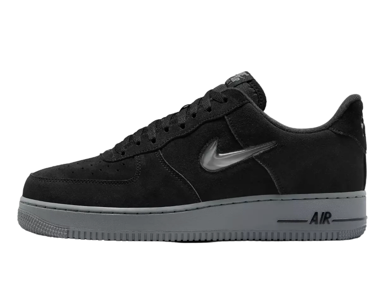 NIKE AIR FORCE 1 LOW '07 "JEWEL BLACK / COOL GREY"