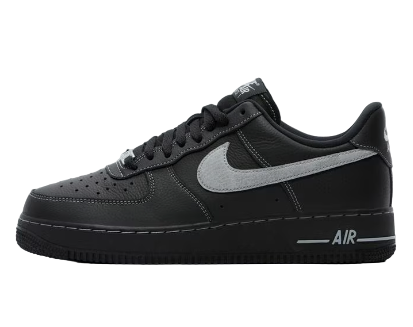 NIKE AIR FORCE 1 '07 "BLACK / WOLF GREY"