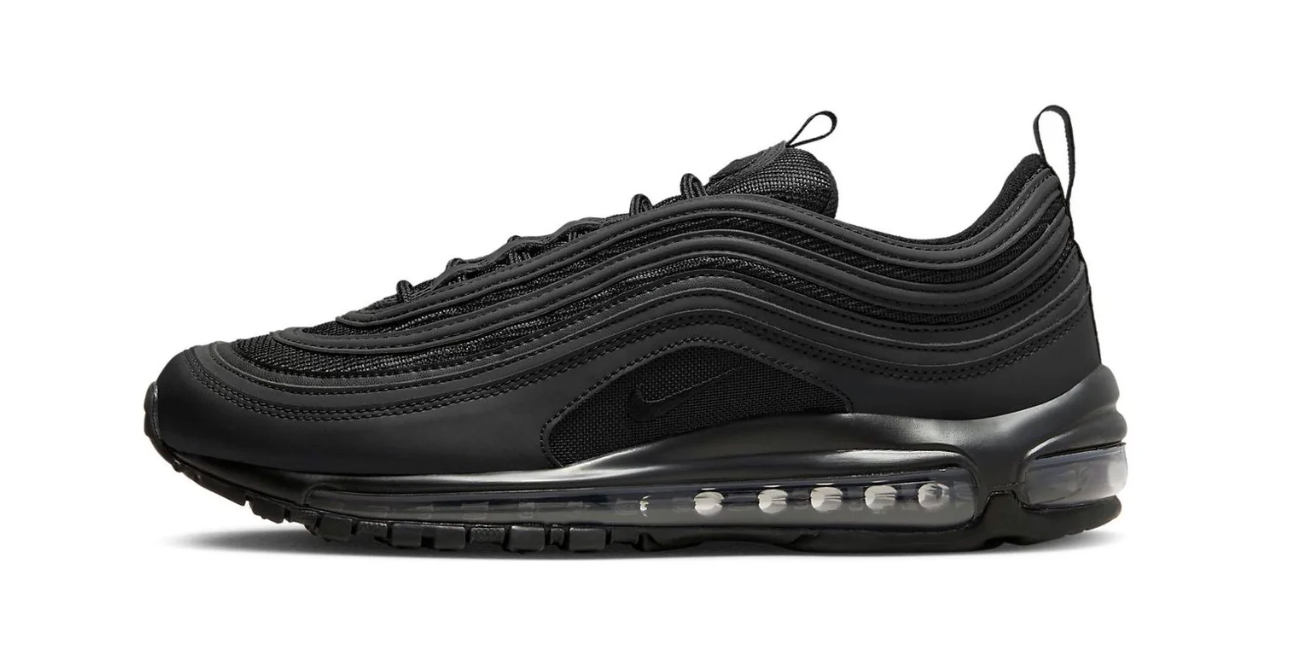 NIKE AIR MAX 97 "TRIPLE BLACK" * NO BOX LID *
