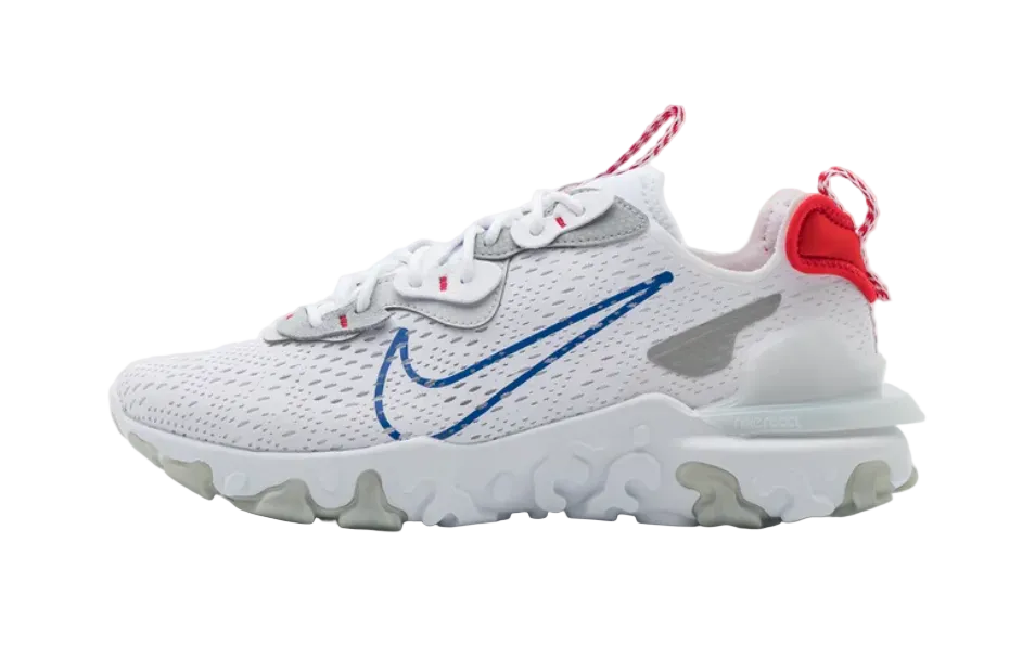 NIKE REACT VISION "WHITE / GAME ROYAL / PURE PLATINUM"