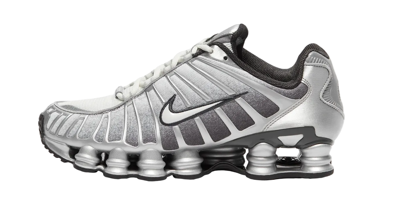 NIKE SPORTSWEAR SHOX TL PRINT 'METALLIC SILVER / WOLF GREY'