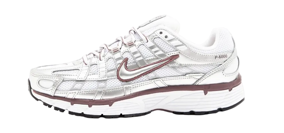 NIKE P-6000 WMNS 'WHITE / TATTOO / METALLIC SILVER'