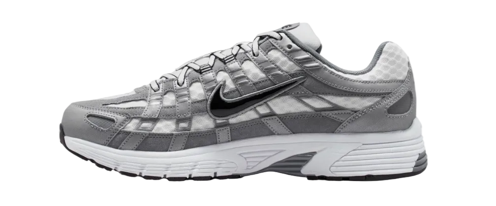 NIKE P-6000 'WHITE / METALLIC COOL GREY'