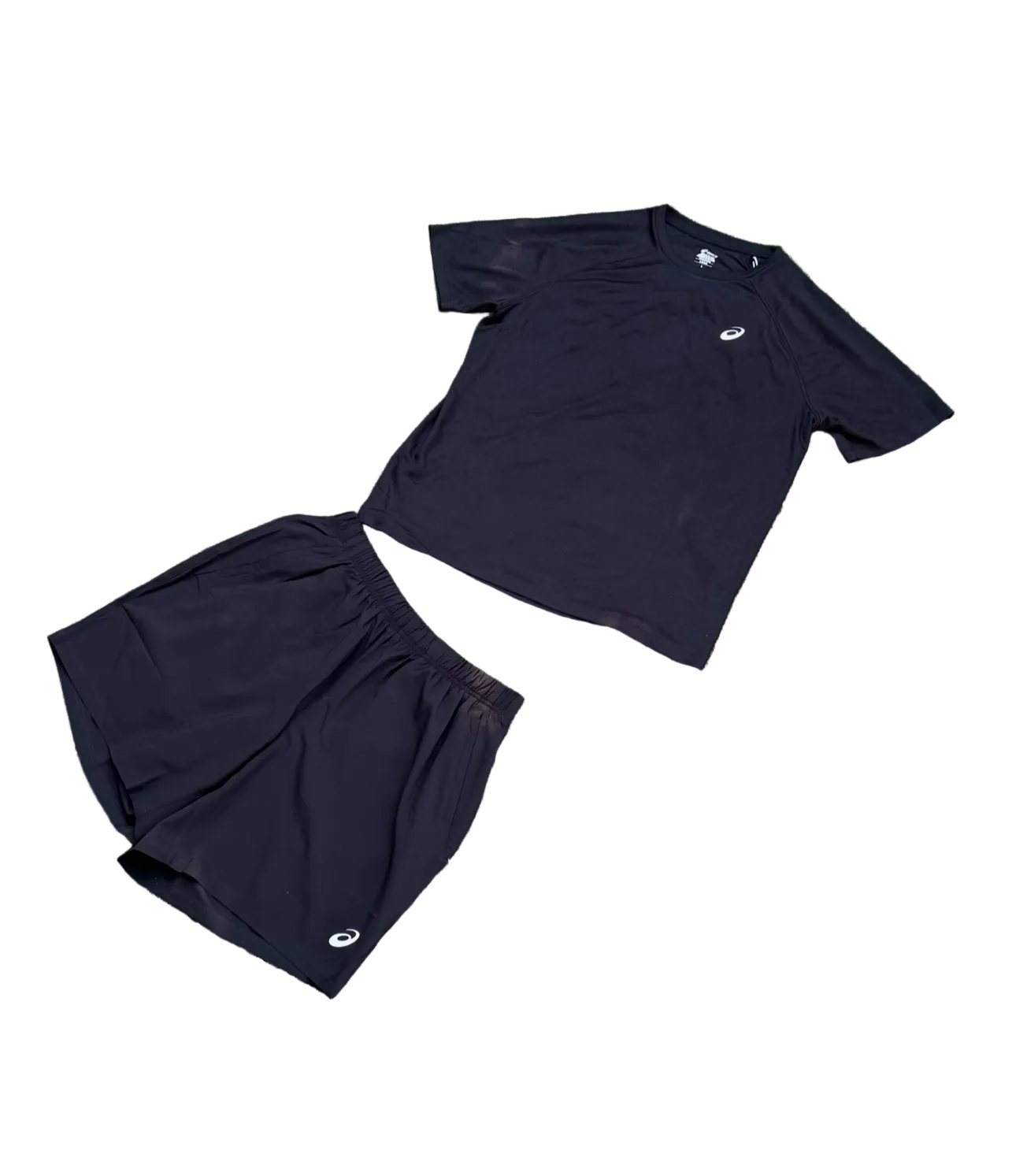 ASICS SHORTS & TEE SET 'BLACK'